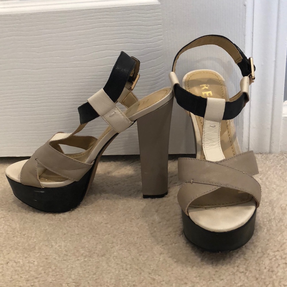 T-strap 5.5” block heel